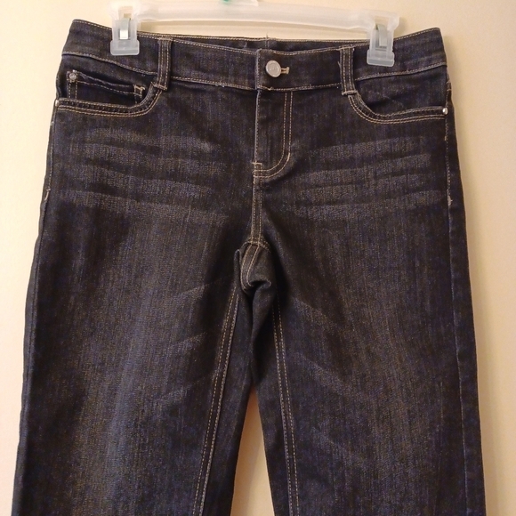 White house black market Blanc Jeans Capri size 2 - Picture 3 of 9